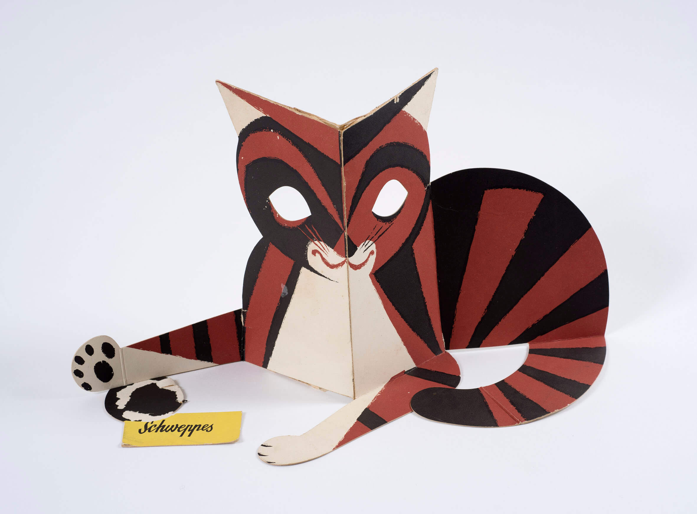 A 3D cut-out of a cat