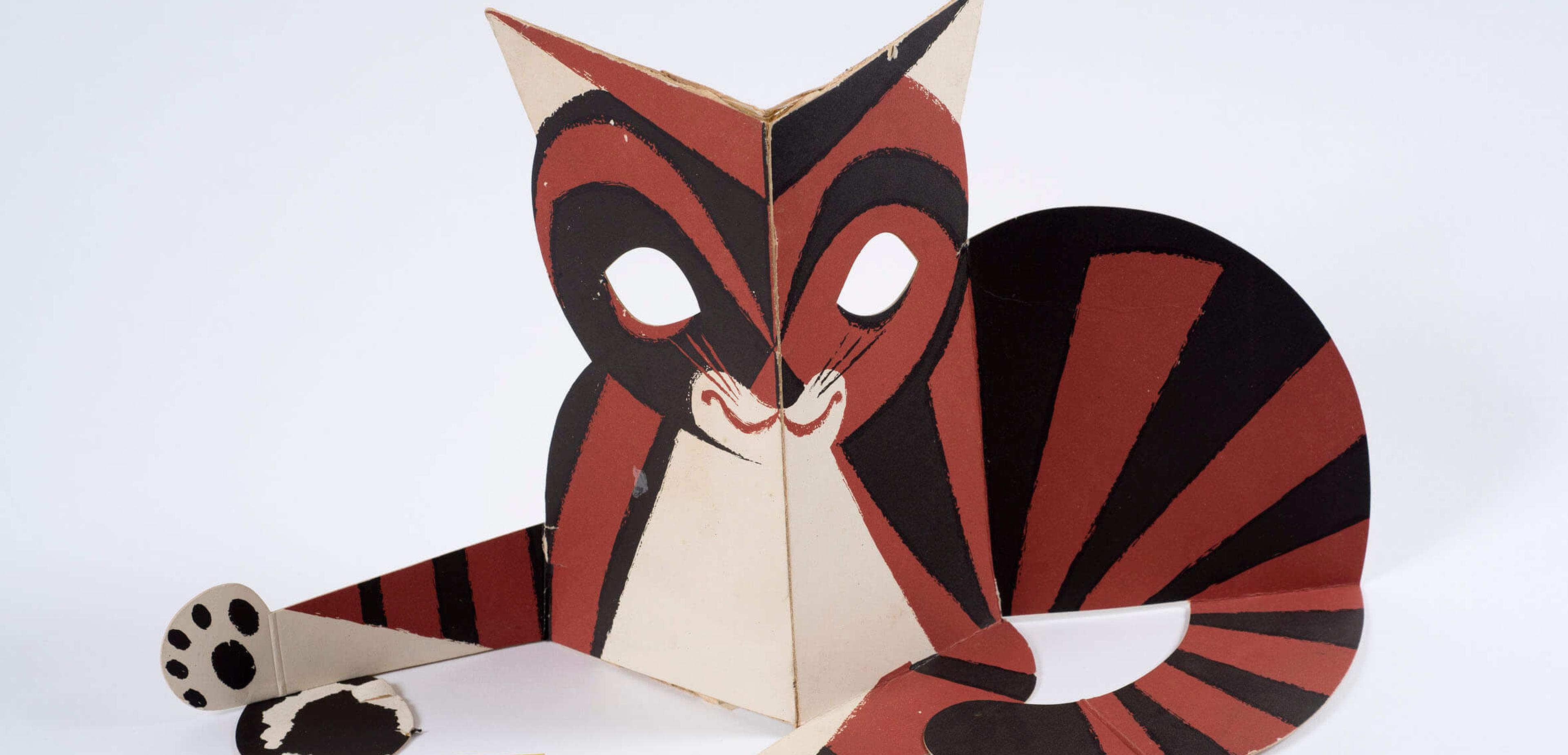 A 3D cut-out of a cat