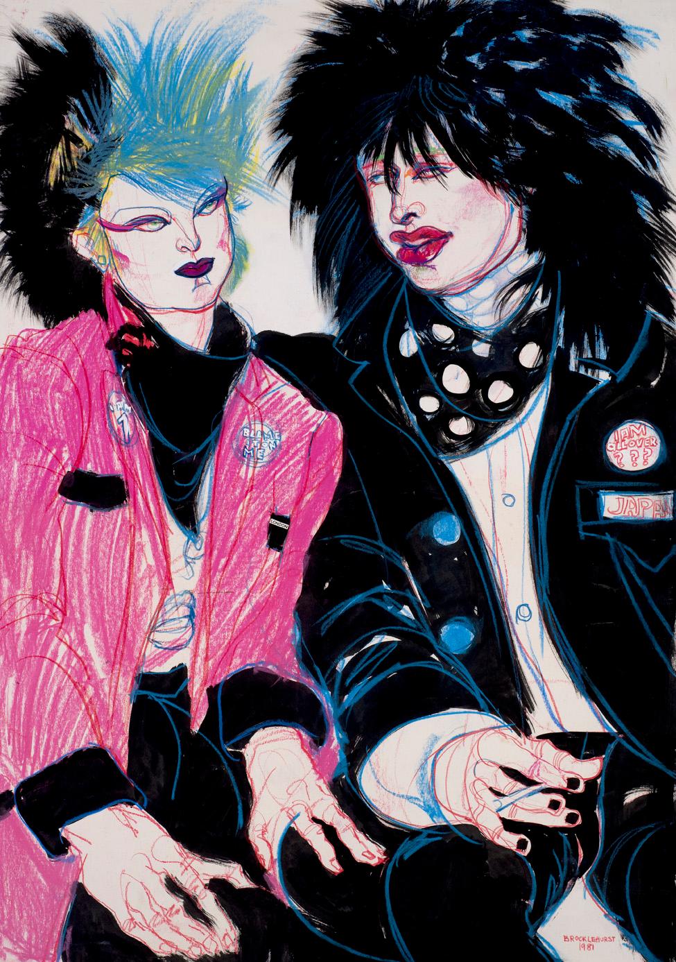 Untitled (portrait of Val Drayton and Julian)