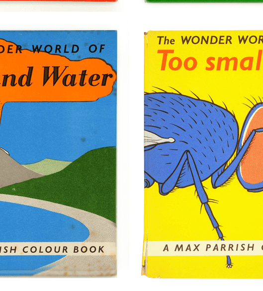 "The Wonder World of Land and Water" and "The Wonder World of Nature: Too small to see" book covers