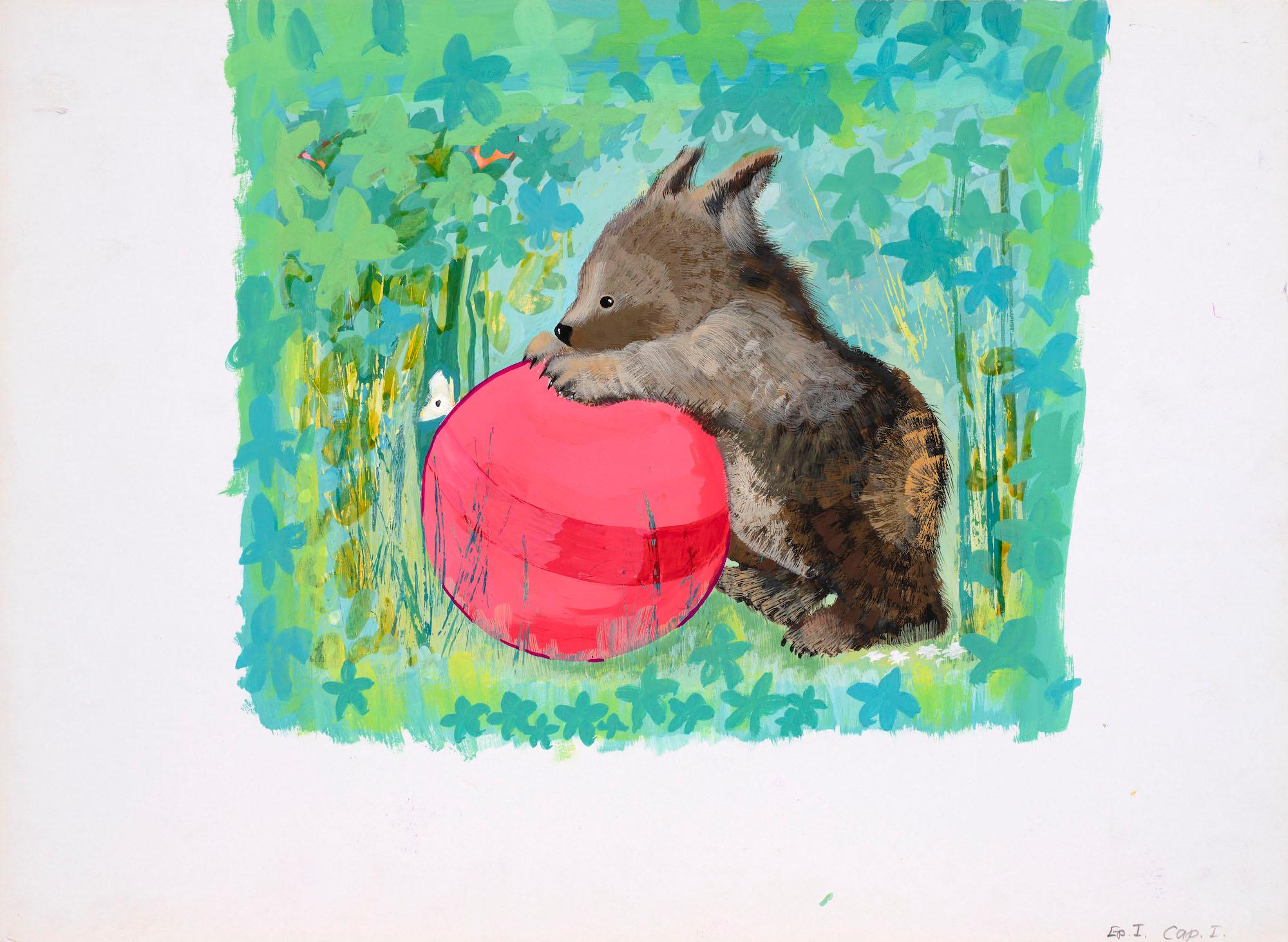 Untitled illustration for Jackanory (Mary Plain Goes to America) 