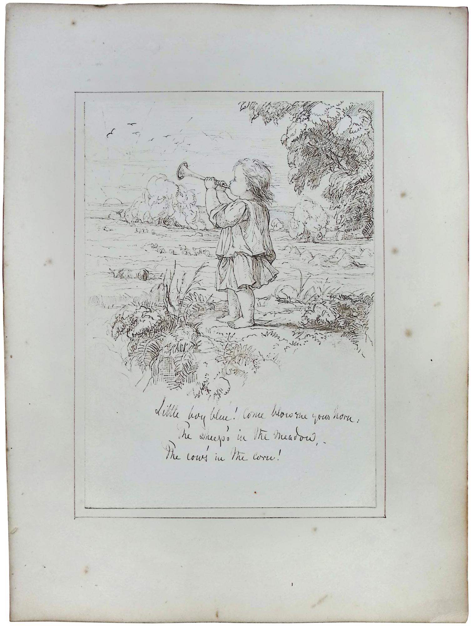 Untitled (illustration for Child's Play, 'Little boy blue')