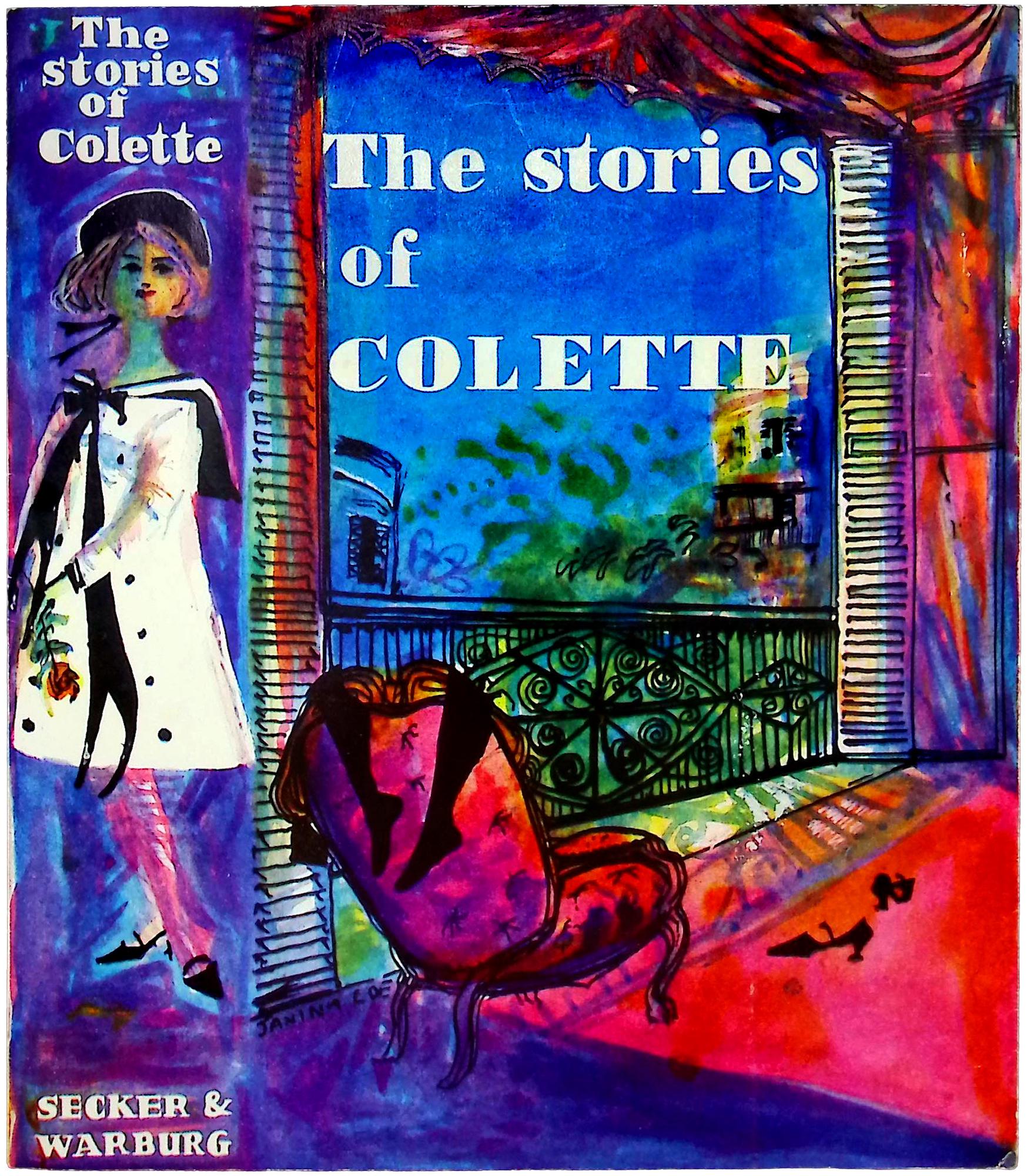 Book cover proof for "The Stories of Colette"