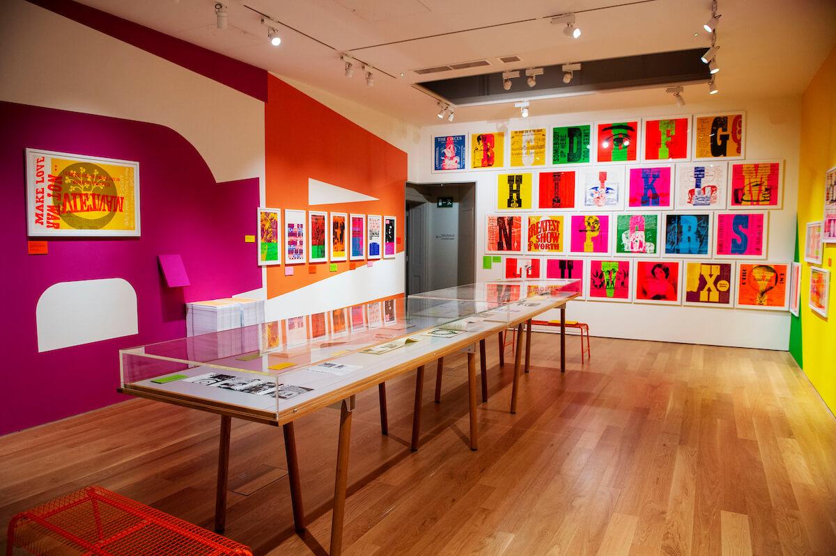 A photograph of the exhibition