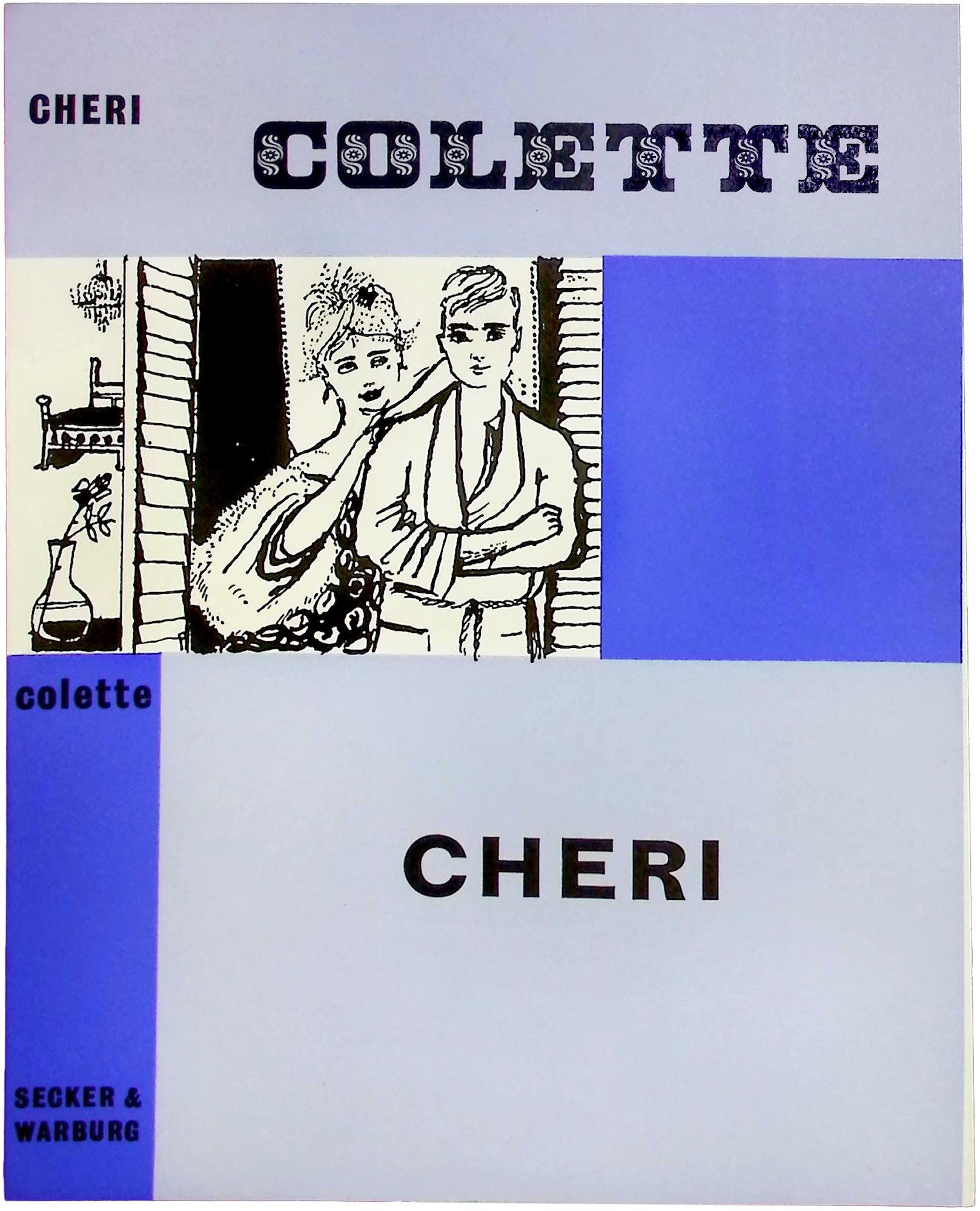 Book cover proof for Colette's "Cheri"