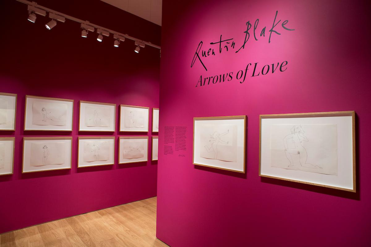 Visitors at the exhibition