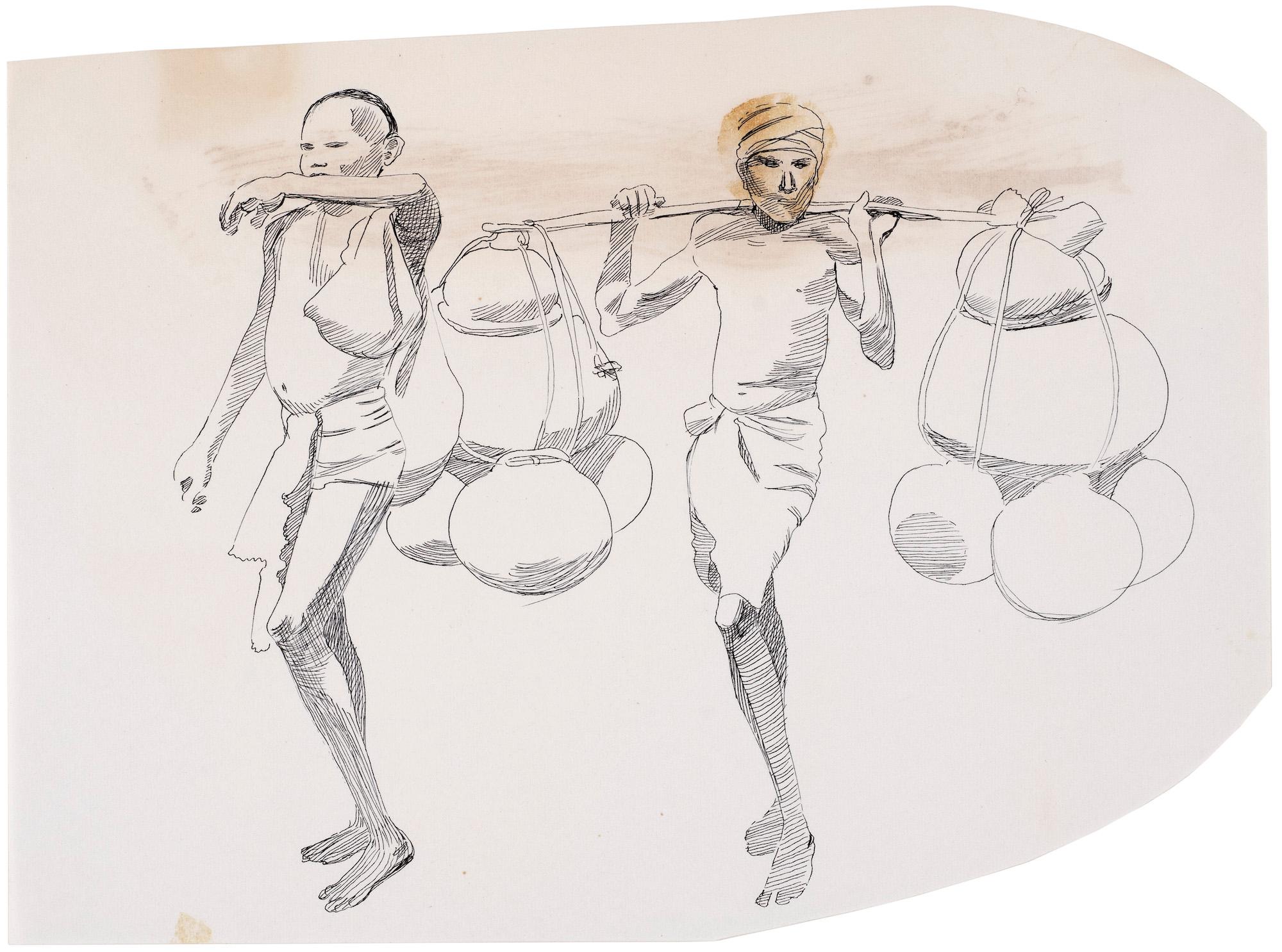 Untitled (Marias on their way to market)