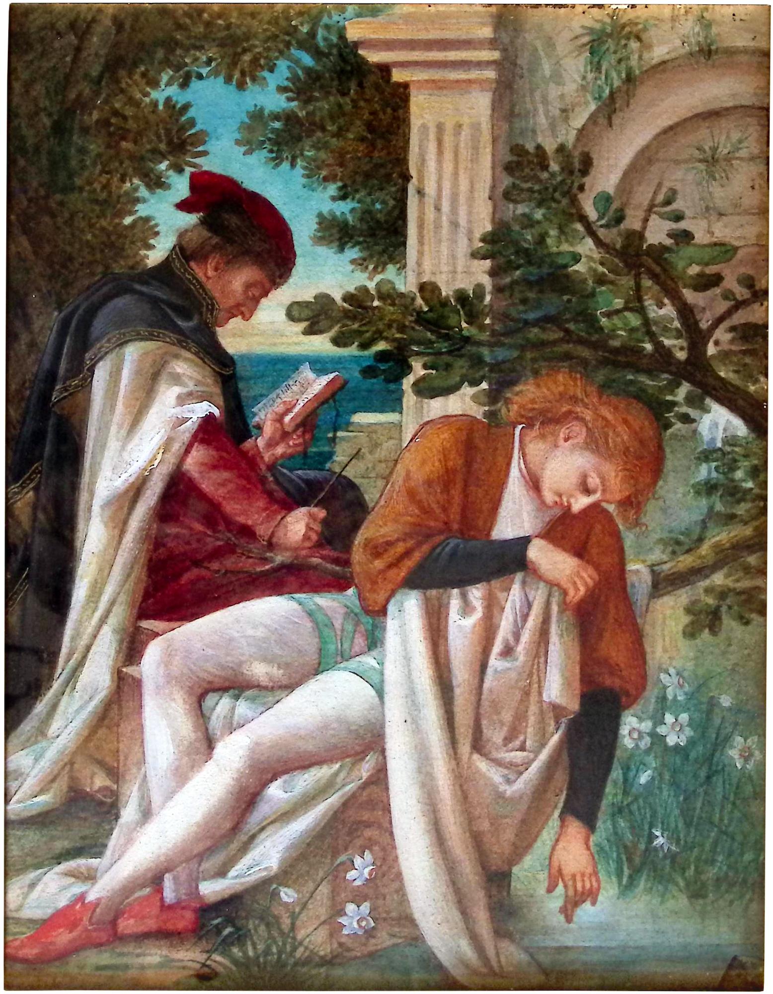 Illustration for Beauty and the Beast (the sisters' husbands)