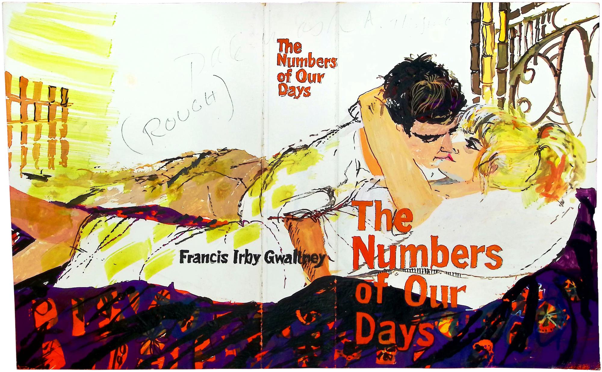Untitled (rough cover illustration for "The Numbers of Our Days")