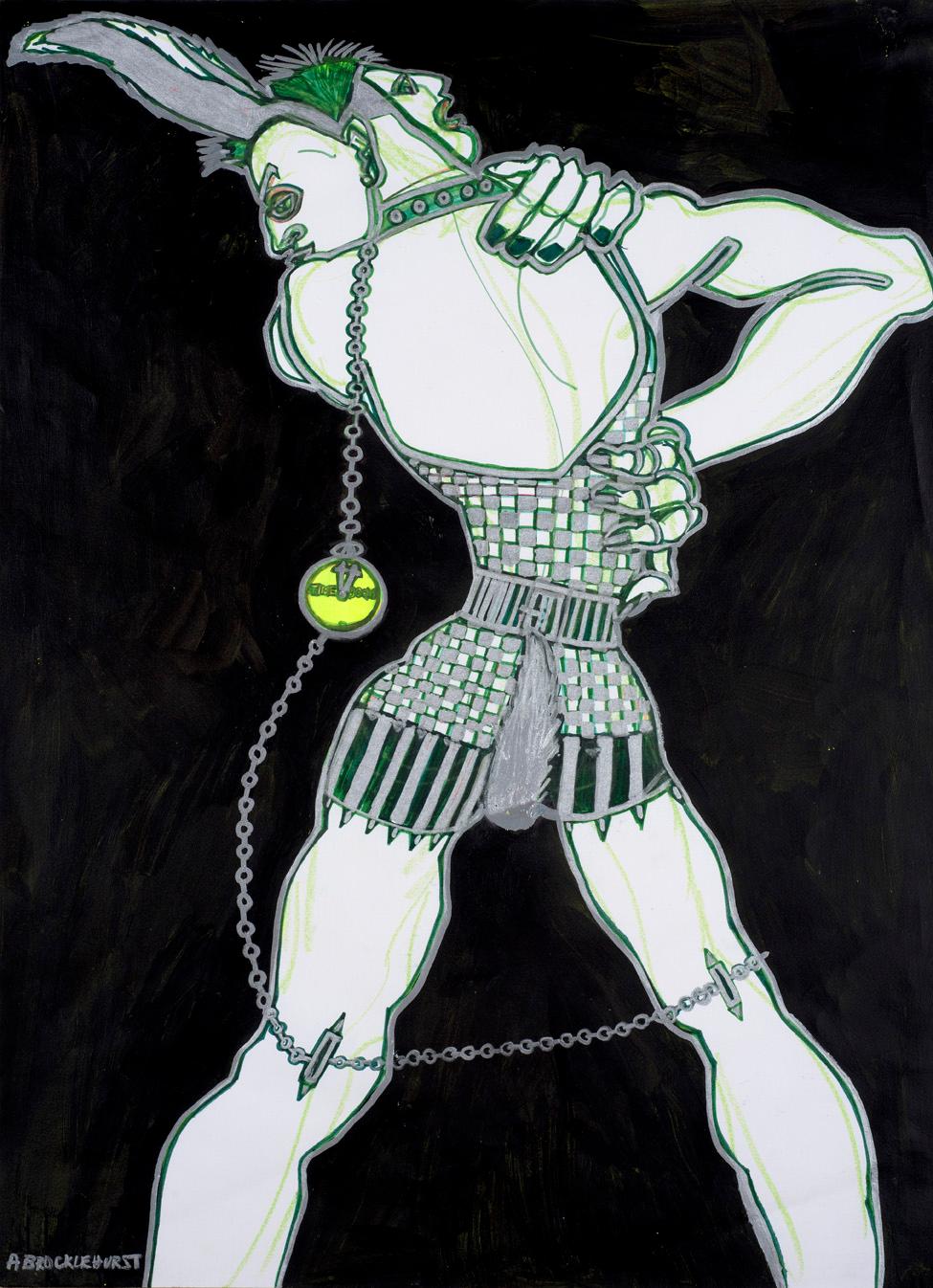 Untitled (White Rabbit from Brocklehurst Through the Looking-Glass)