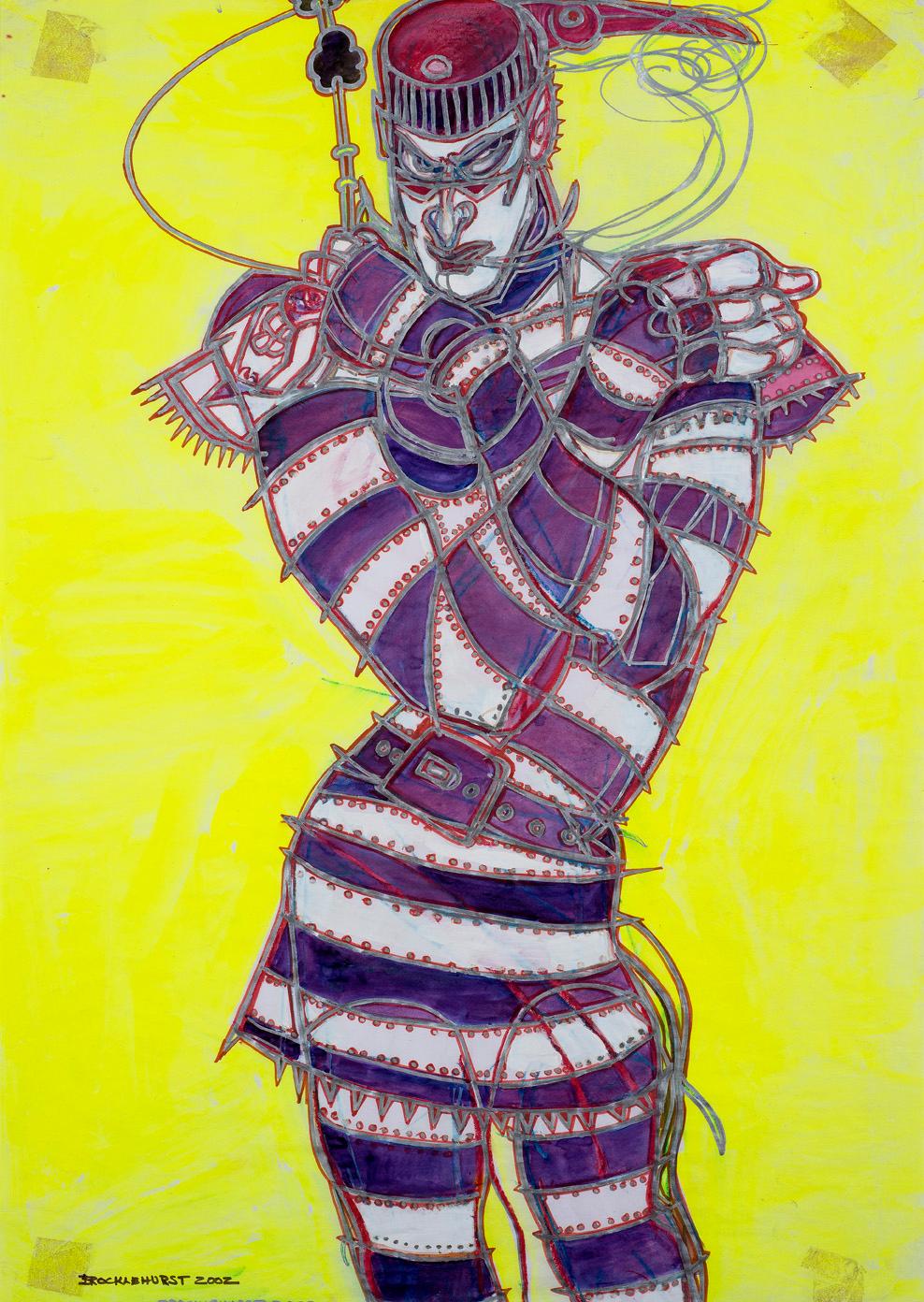 Untitled (Caterpillar from Brocklehurst Through the Looking-Glass)