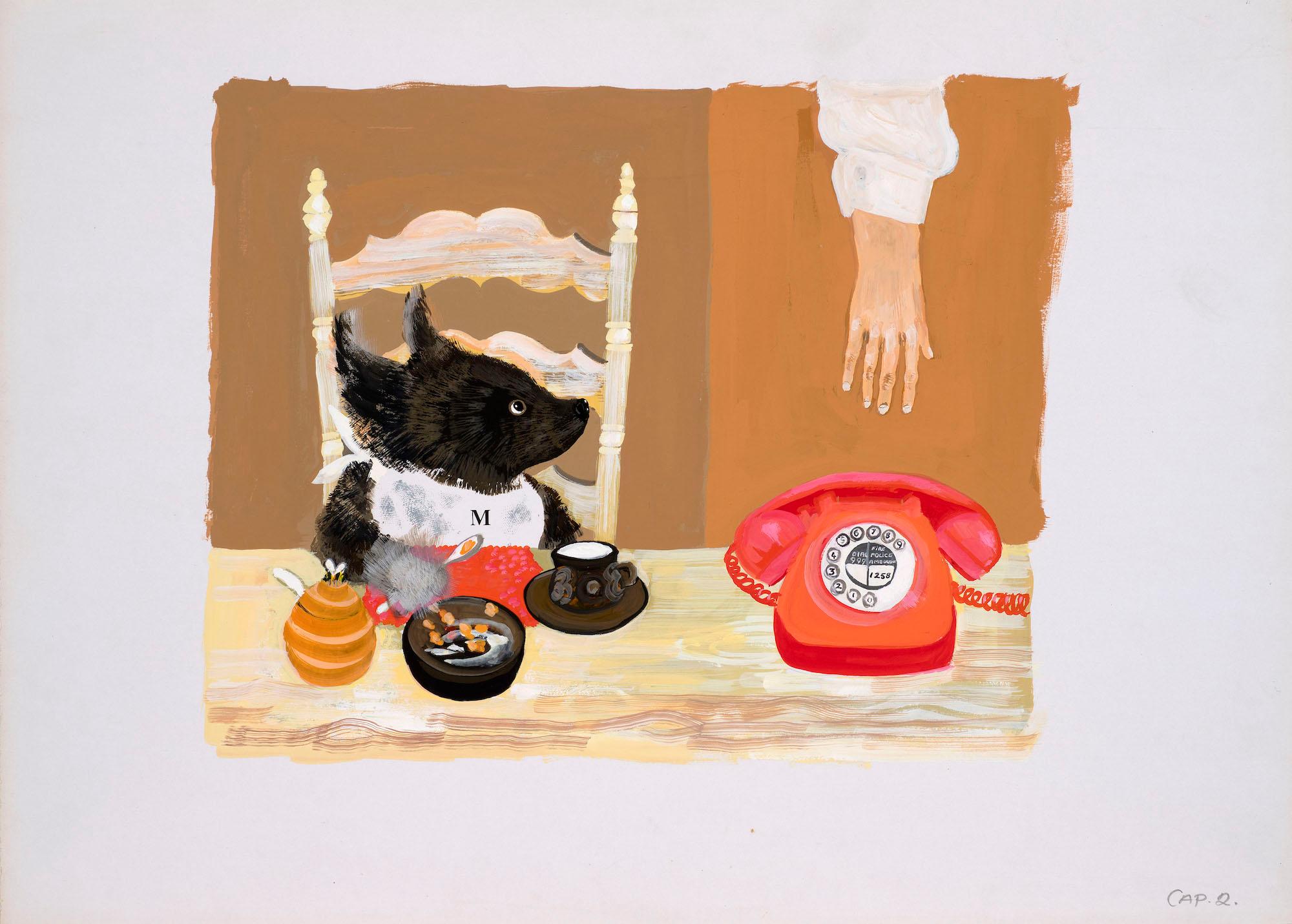 Untitled illustration for Jackanory (Mary Plain Goes to America) 