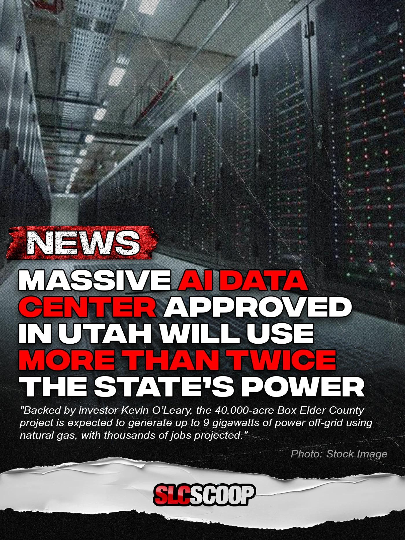 Massive AI Data Center Approved in Utah Will Use More Than Twice the ...
