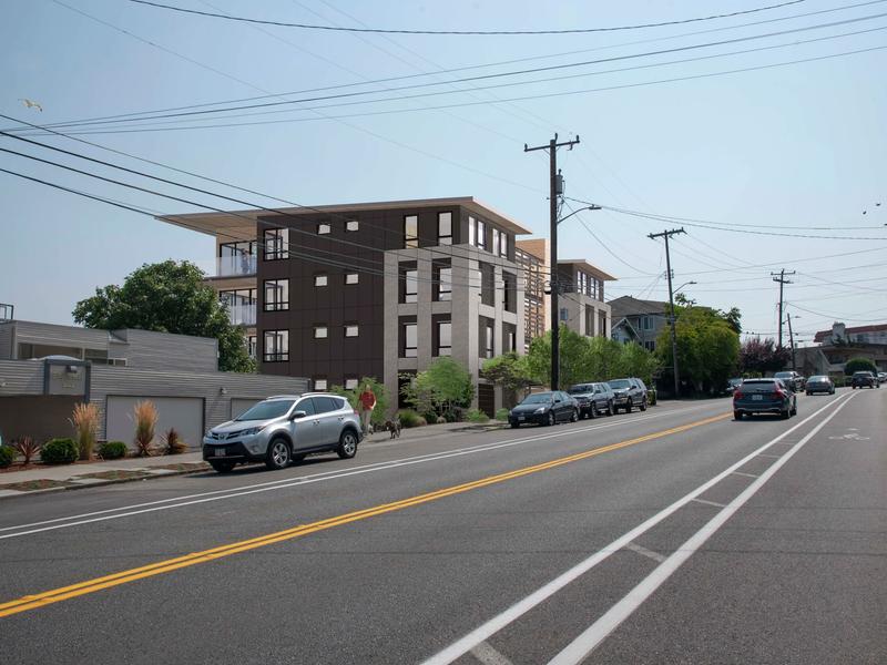 Exterior view of Dexter Condominiums