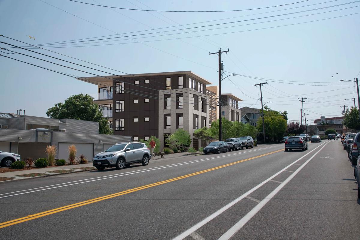 Exterior view of Dexter Condominiums