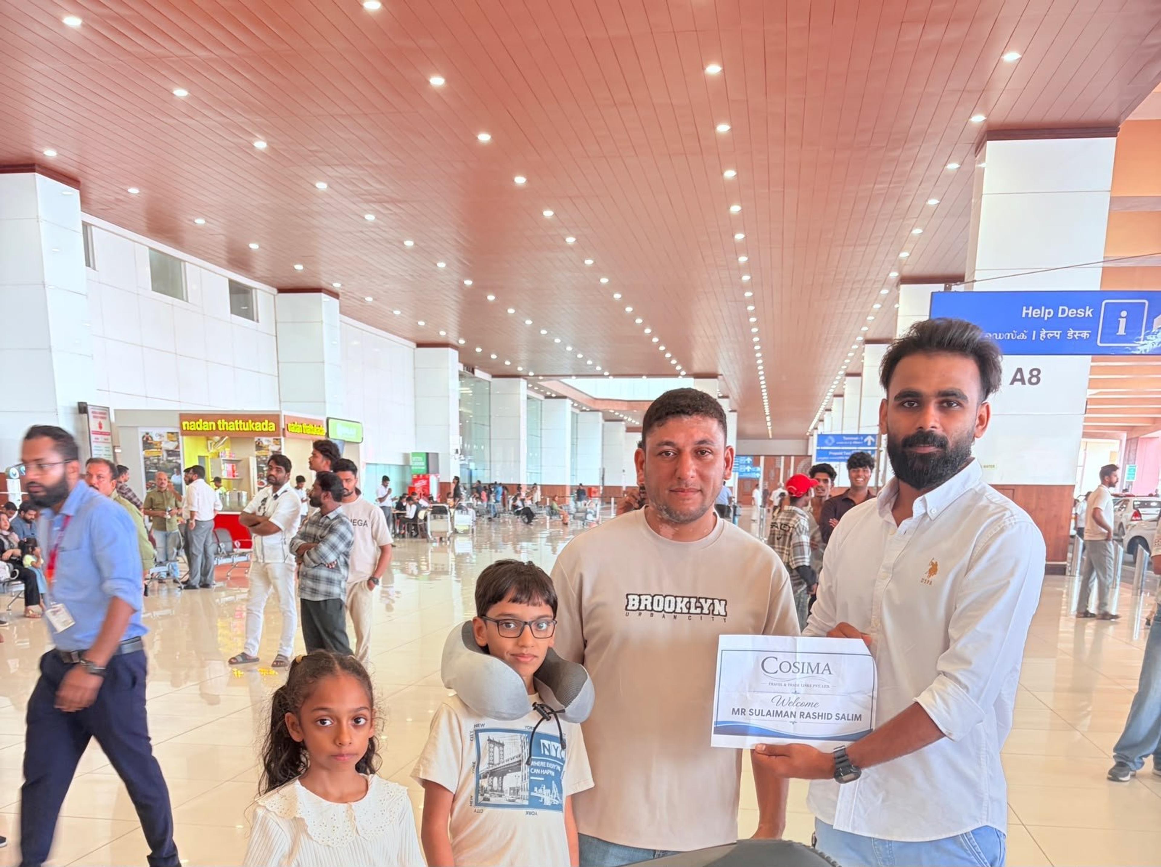 Arrival from Oman to Kerala (7 July 2026)