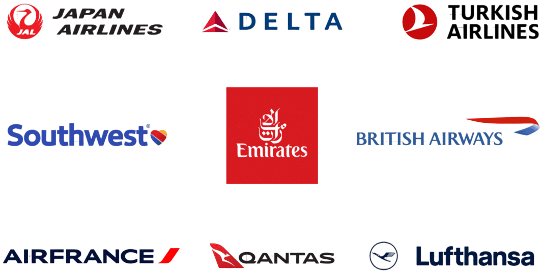 Airlines We Work With
