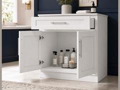 36-inch Shaker Sink Base Cabinet — styled kitchen