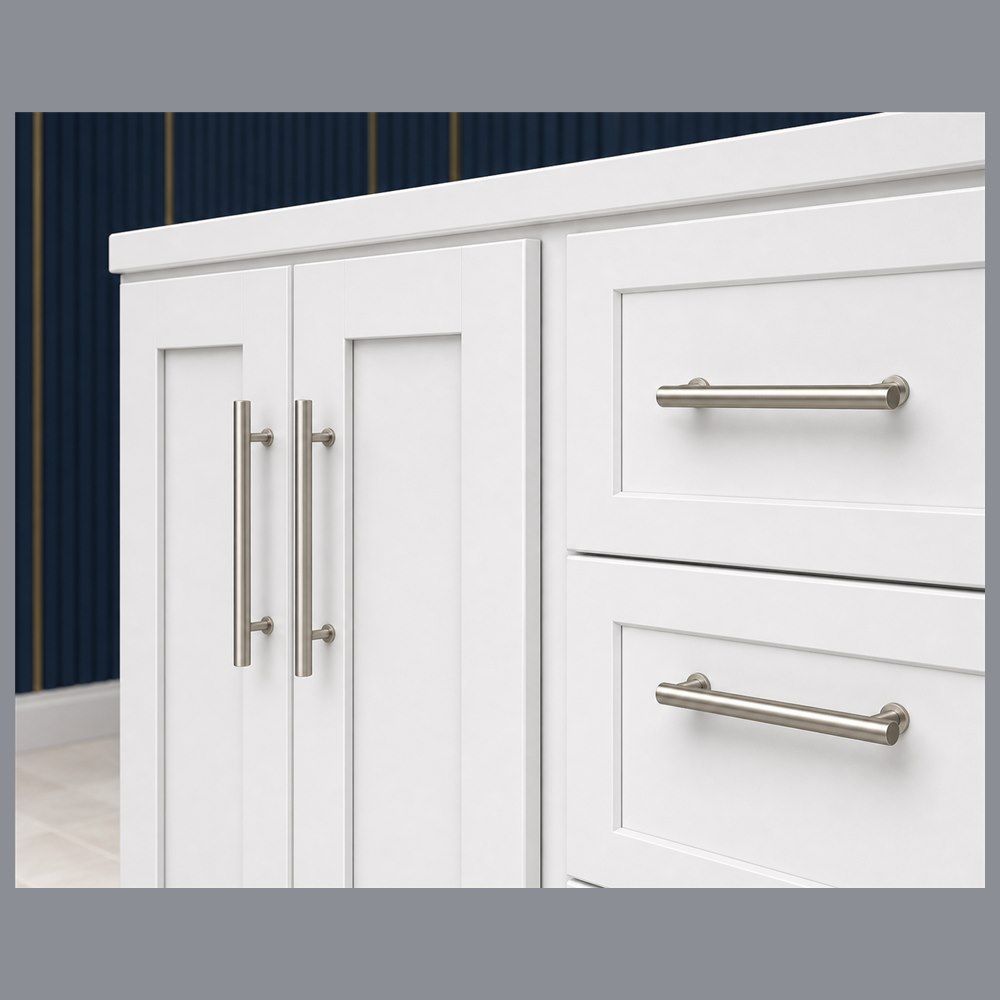 36-inch Shaker Lazy Susan Base Cabinet — drawer detail