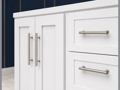 36-inch Shaker Lazy Susan Base Cabinet — drawer detail