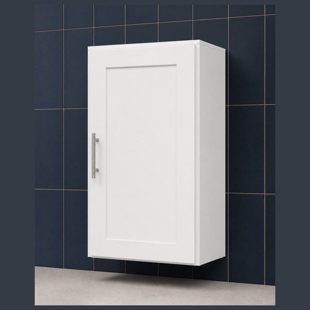 18-inch Shaker Wall Cabinet — angled view