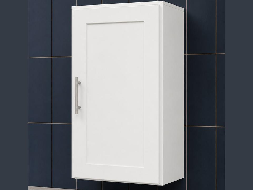18-inch Shaker Wall Cabinet — angled view