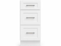 18-inch Shaker Vanity Drawer Base Cabinet — front view
