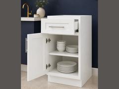 18-inch Shaker Base Cabinet — styled kitchen