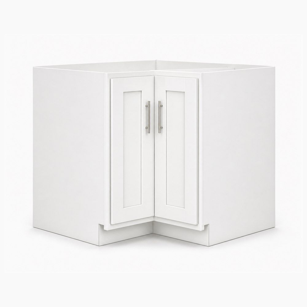 36-inch Shaker Lazy Susan Base Cabinet — front view
