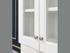 24-inch Shaker Glass-Door Wall Cabinet — drawer detail