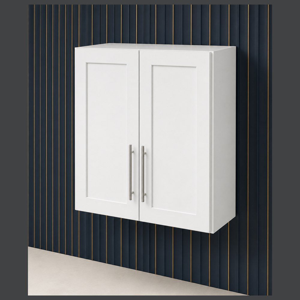 30-inch Shaker Wall Cabinet — angled view