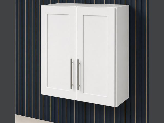 30-inch Shaker Wall Cabinet — angled view
