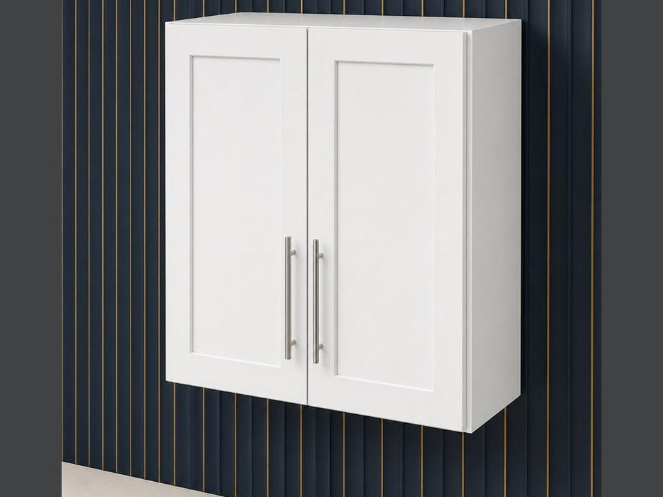 30-inch Shaker Wall Cabinet — angled view