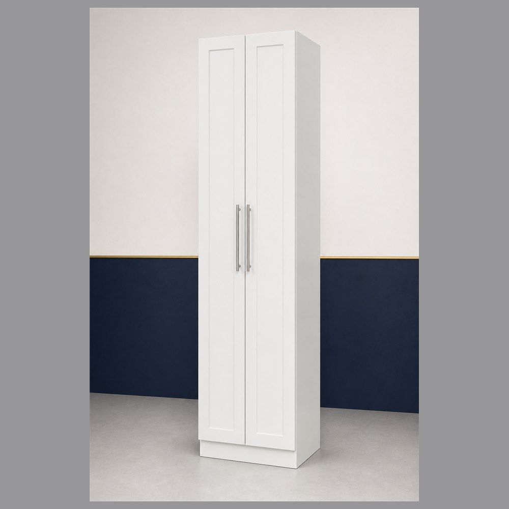 18-inch Shaker Pantry Cabinet — angled view