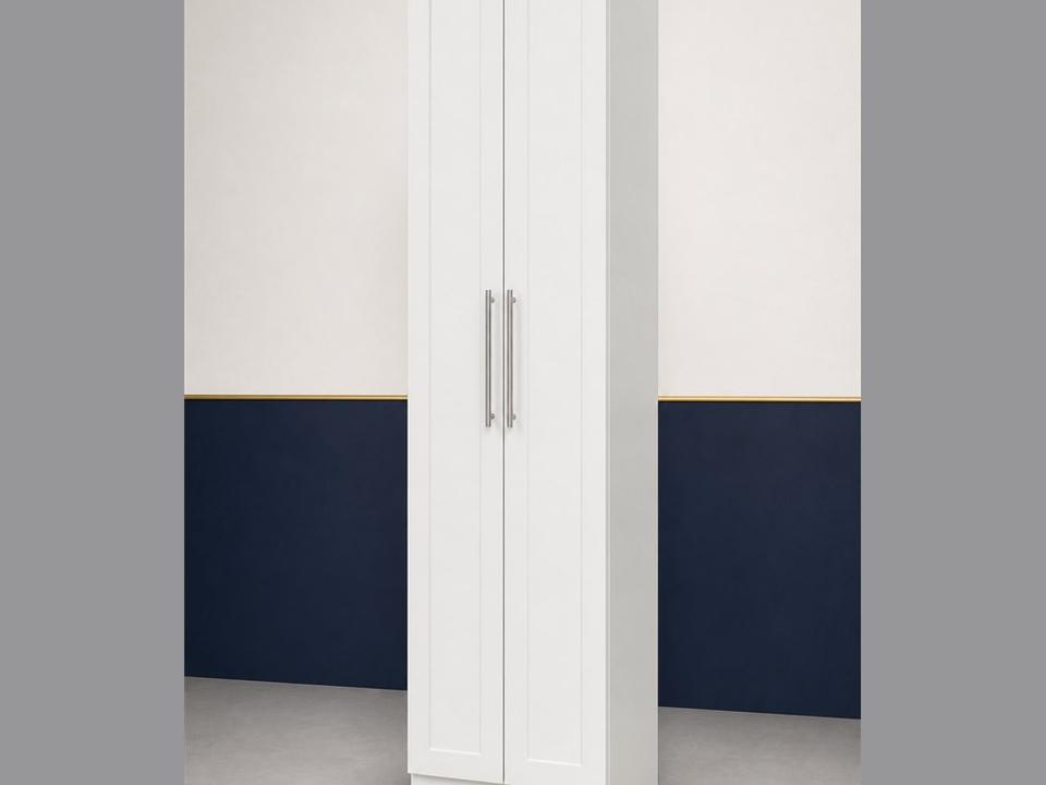 18-inch Shaker Pantry Cabinet — angled view