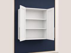 24-inch Shaker Wall Cabinet — open-door view