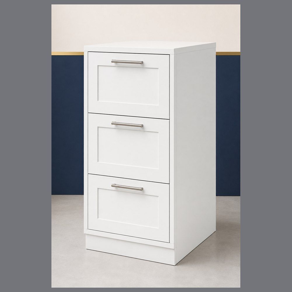 18-inch Shaker Drawer Base Cabinet — angled view