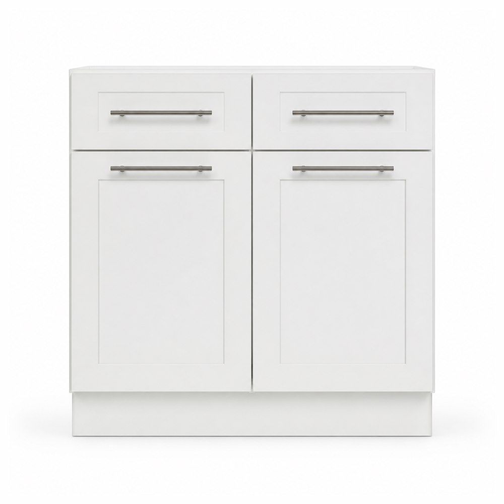 36-inch Shaker Base Cabinet — front view