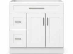36-inch Shaker Vanity Cabinet — front view