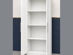 18-inch Shaker Pantry Cabinet — open-door view