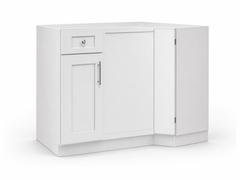 39-inch Shaker Blind Corner Base Cabinet — front view
