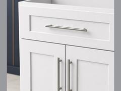 24-inch Shaker Vanity Cabinet — drawer detail