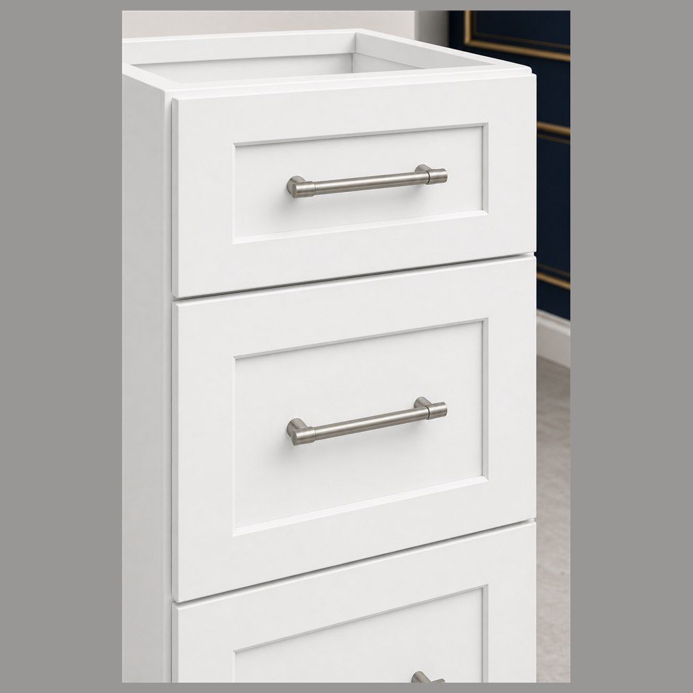 18-inch Shaker Vanity Drawer Base Cabinet — drawer detail