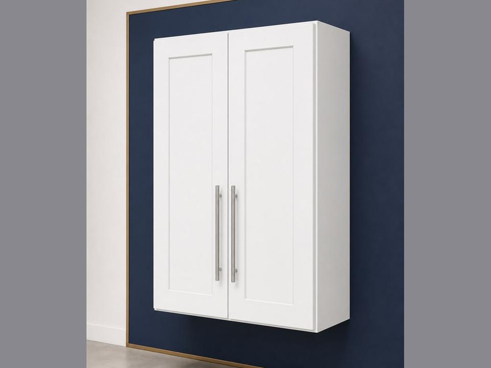 24-inch Shaker Wall Cabinet — angled view
