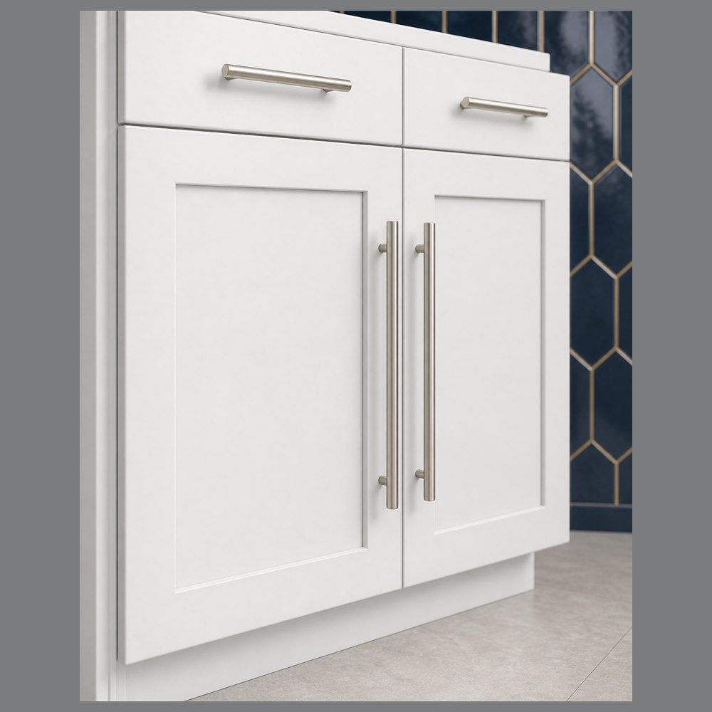 36-inch Shaker Wall Cabinet — drawer detail