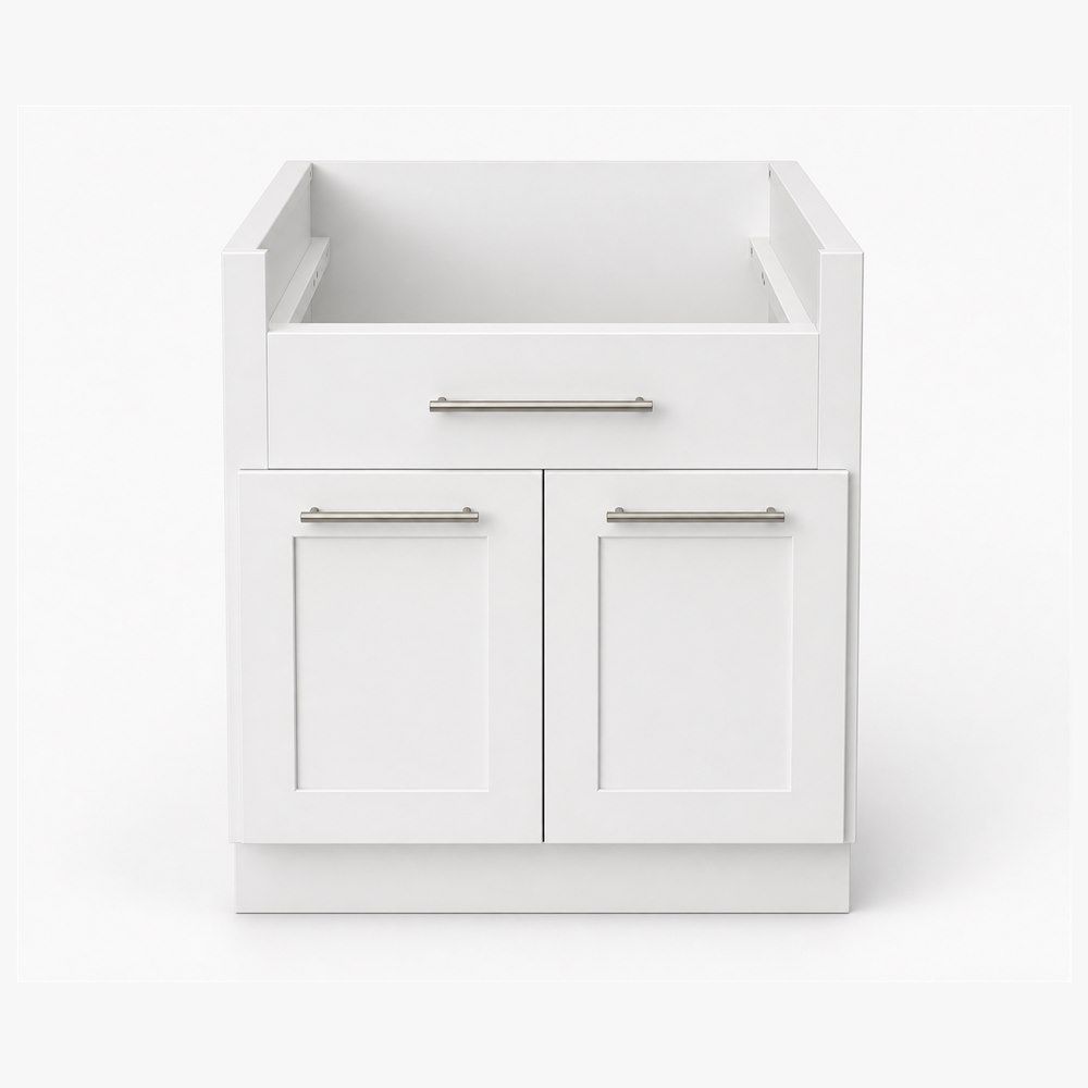 33-inch Shaker Farmhouse Sink Base Cabinet — front view