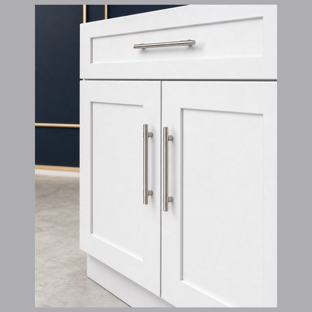 36-inch Shaker Sink Base Cabinet — drawer detail