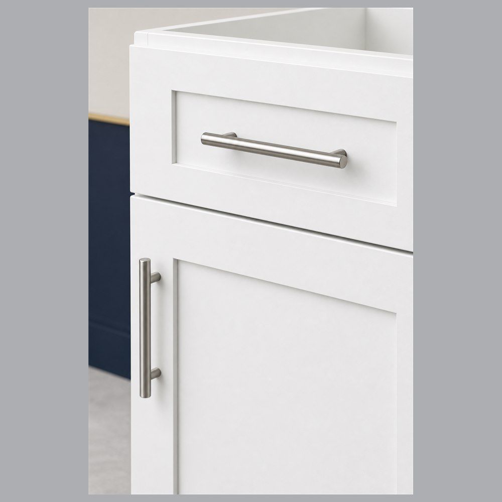 18-inch Shaker Base Cabinet — drawer detail
