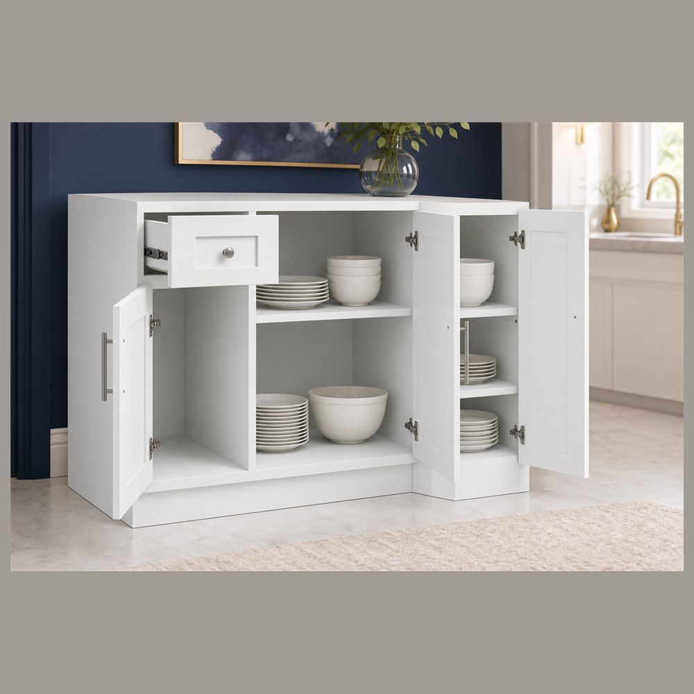 39-inch Shaker Blind Corner Base Cabinet — styled kitchen