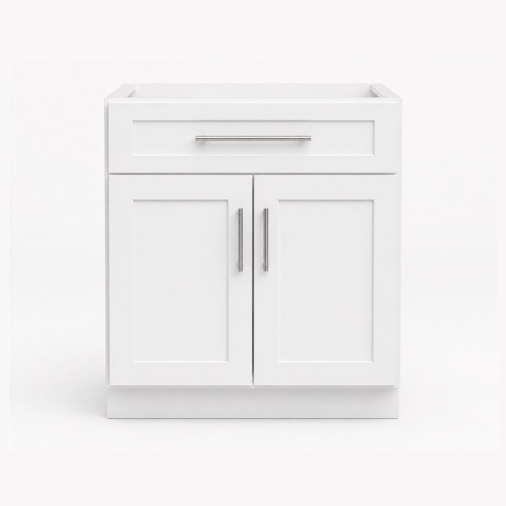 30-inch Shaker Base Cabinet — front view